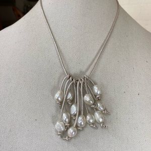 Vintage Calypso Sea freshwater Pearl necklace set